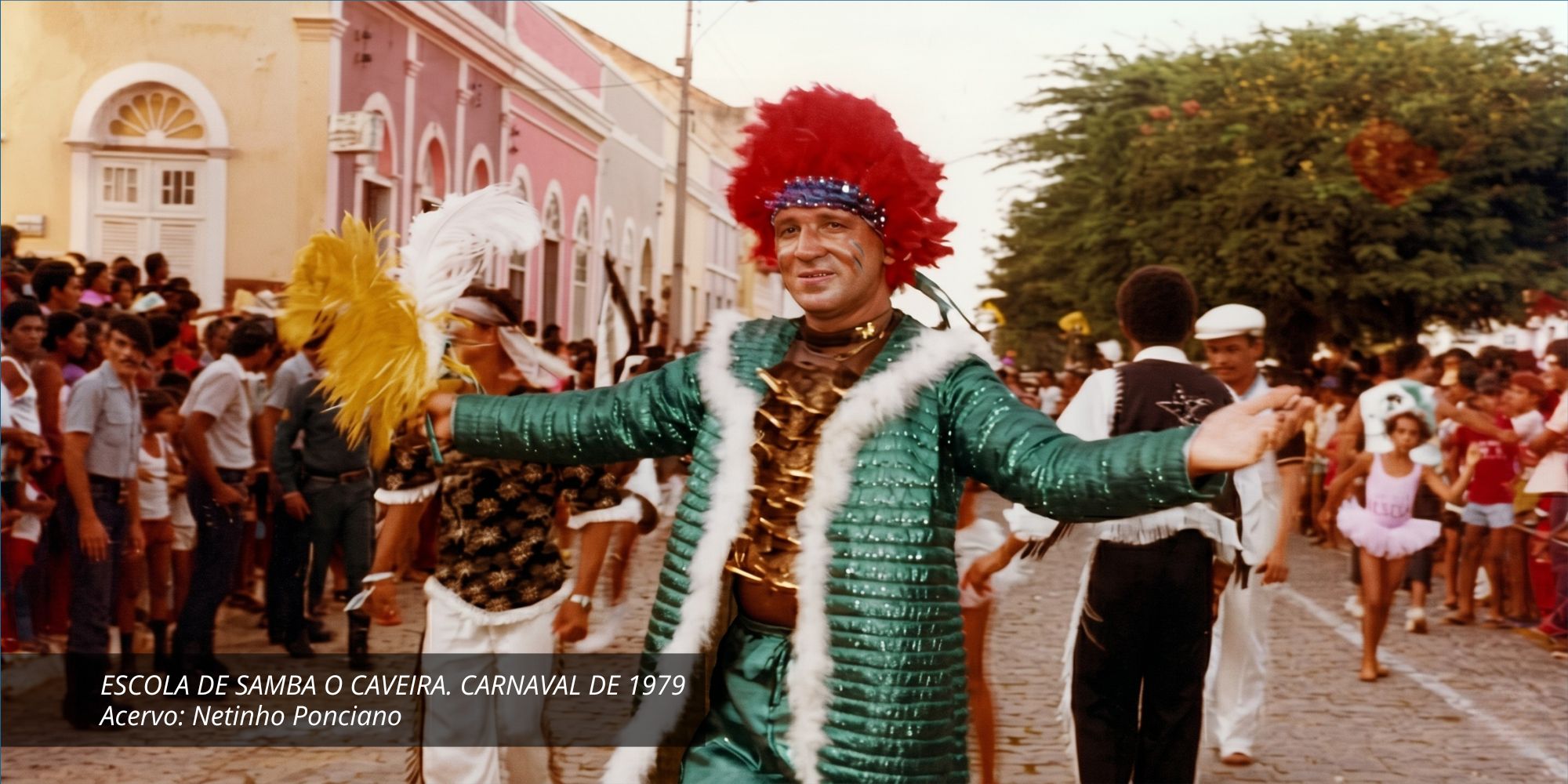 ESCOLA DE SAMBA O CAVEIRA. Carnaval de 1979. Acervo: Netinho Ponciano